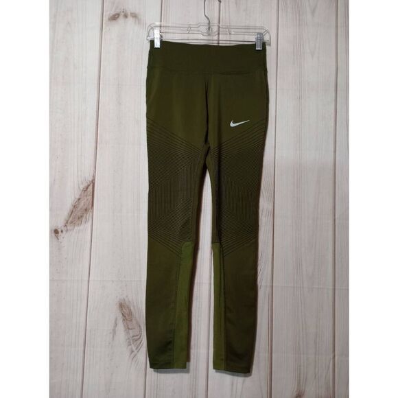 Nike Dri‎ Fit Pants Ladies Small Green - Picture 1 of 10